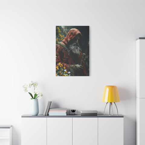 Mystical Forest Canvas Print, Wall Art, Fantasy Decor, Nature Inspired Gift, Home Wall Decor, Witchcraft Theme, Magical Atmosphere