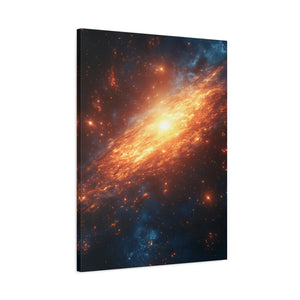 Cosmic Wall Art Canvas Print, Galaxy Decor for Home, Astronomy Gift, Space Lover Art