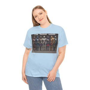 Noble Gases Graphic Tee, Science Shirt, Unisex Cotton T-Shirt, Funny Science Humor, Geeky Gift, Educational Apparel, Casual Wear