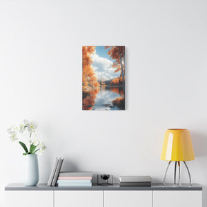 Autumn Landscape Canvas Print, Nature Wall Art, Fall Decor, Home Office Decor, Gift for Nature Lovers, Scenic Wall Hanging