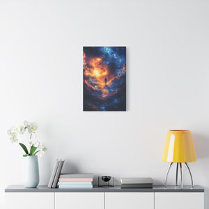 Cosmic Wall Art Canvas Print, Galaxy Decor, Celestial Home Decor, Sci-Fi Art, Unique Gift for Space Lovers