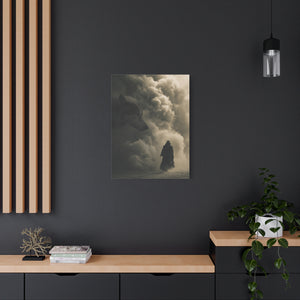 Mystical Wolf Canvas Art, Nature Lover Gift, Wall Decor, Home Aesthetic, Fantasy Art, Animal Lovers, Unique Gift Idea