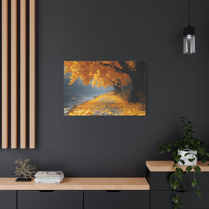 Autumn Serenity Canvas Wall Art, Fall Decor, Nature Photography, Thanksgiving Gift, Home Wall Decoration