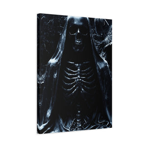 Gothic Canvas Art, Dark Aesthetic Print, Macabre Decor, Skull Artwork, Spooky Home Decor, Halloween Decoration, Unique Wall Art