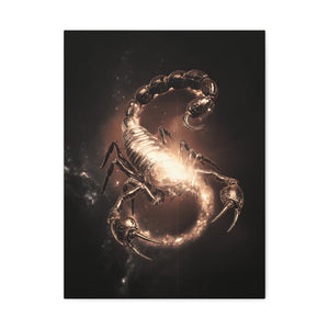 Scorpio Starry Canvas Art | Zodiac Wall Decor, Astrology Gift, Home Decor, Unique Artwork, Birthday Gift