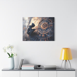 Canvas Print Astrology Clock