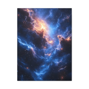 Stretched Canvas Art Print, Cosmic Wall Decor, Space Themed Home Decor, Celestial Art, Gifts for Astronomers, Meditation Room Decoration