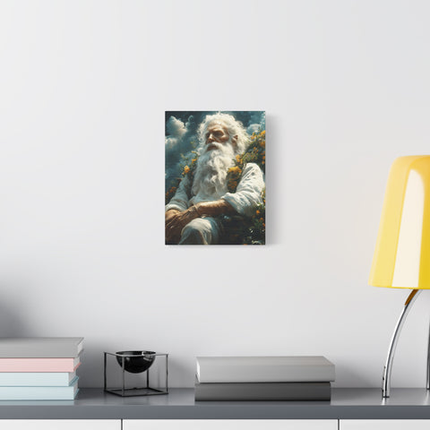 Serene Canvas Art Print, Wall Decor, Meditation, Bohemian Home, Peaceful Atmosphere, Spiritual Awakening, Gift Idea