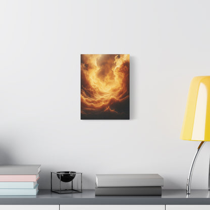 Stretched Canvas Print, Dreamy Cloud Artwork, Atmospheric Wall Decor, Abstract Art for Home, Modern Living Space Decoration