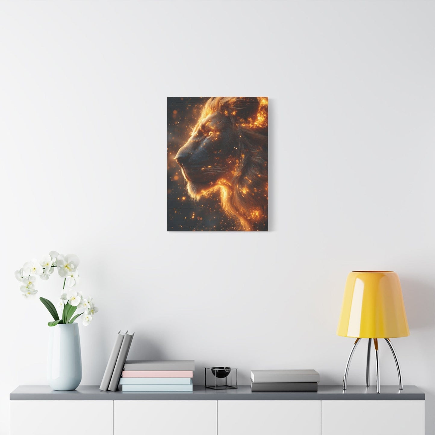 Majestic Lion Canvas Art - Wall Decor, Animal Print, Home Decoration, Gift for Animal Lovers, Stunning Wall Art