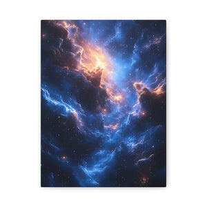 Stretched Canvas Art Print, Cosmic Wall Decor, Space Themed Home Decor, Celestial Art, Gifts for Astronomers, Meditation Room Decoration