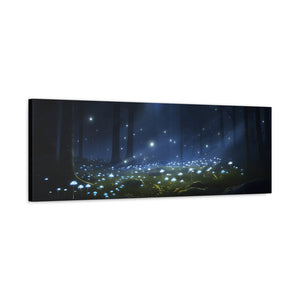 Canvas Wall Art, Enchanted Forest Print, Home Décor, Nature Lover Gift, Magical Atmosphere