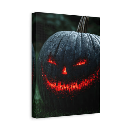 Spooky Halloween Canvas Art, Pumpkin Wall Decor for Fall, Haunted House Decoration, Halloween Gift, Trick-or-Treat Decor