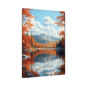 Autumn Landscape Canvas Print, Fall Wall Art, Home Décor, Nature Artwork, Gift for Nature Lovers