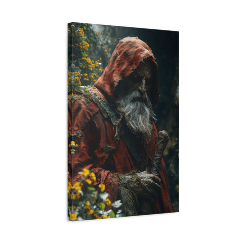 Mystical Forest Canvas Print, Wall Art, Fantasy Decor, Nature Inspired Gift, Home Wall Decor, Witchcraft Theme, Magical Atmosphere
