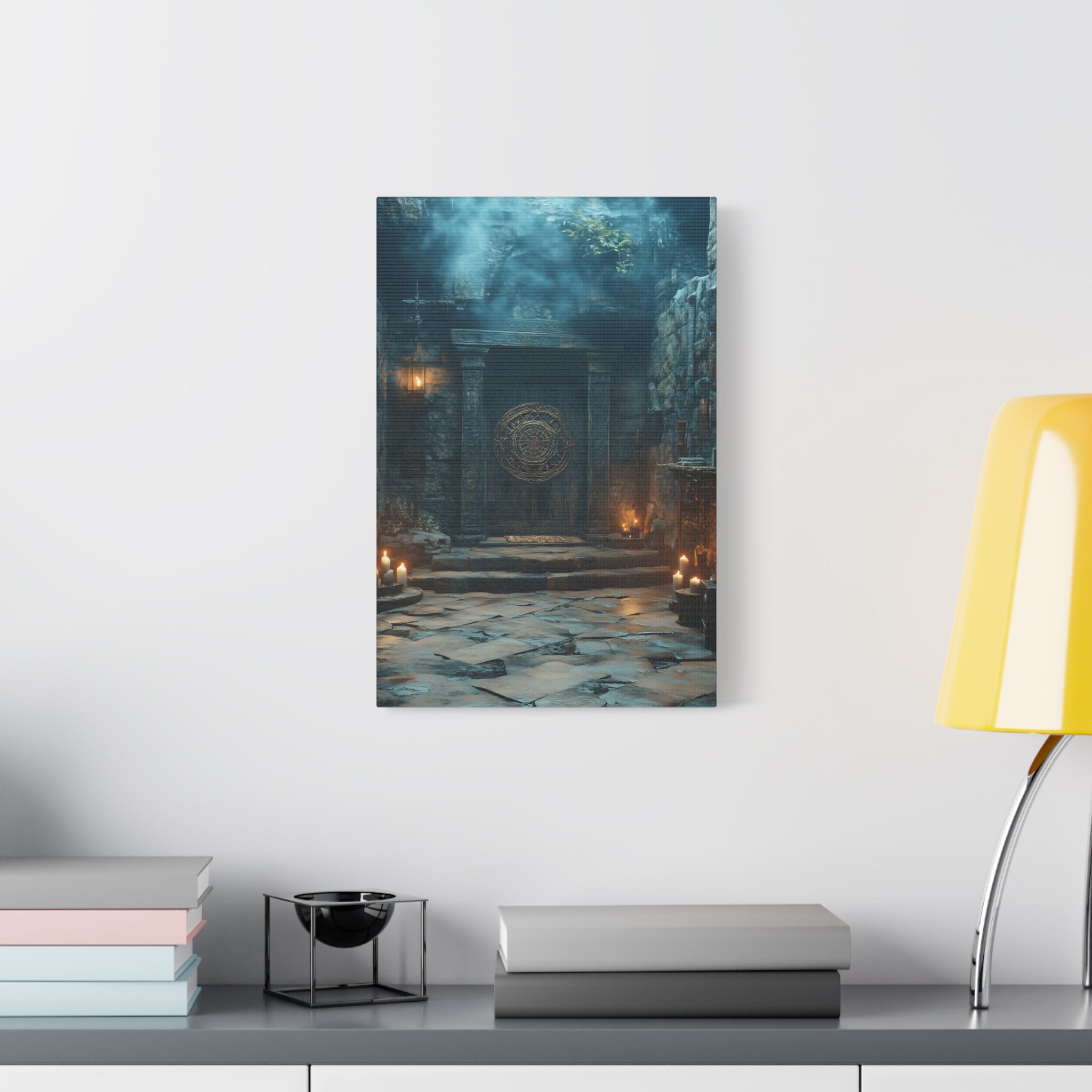 Mystical Doorway Canvas Print, Wall Art, Home Decor, Fantasy Art, Office Decoration, Bohemian Vibes, Gift Idea