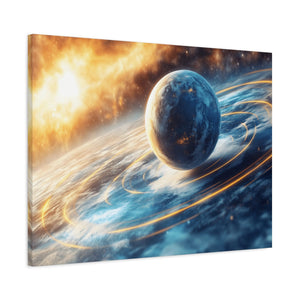 Cosmic Canvas Art, Galaxy Decor, Space Wall Art, Universe Print , Home Decoration, Gift for Astronaut Lovers