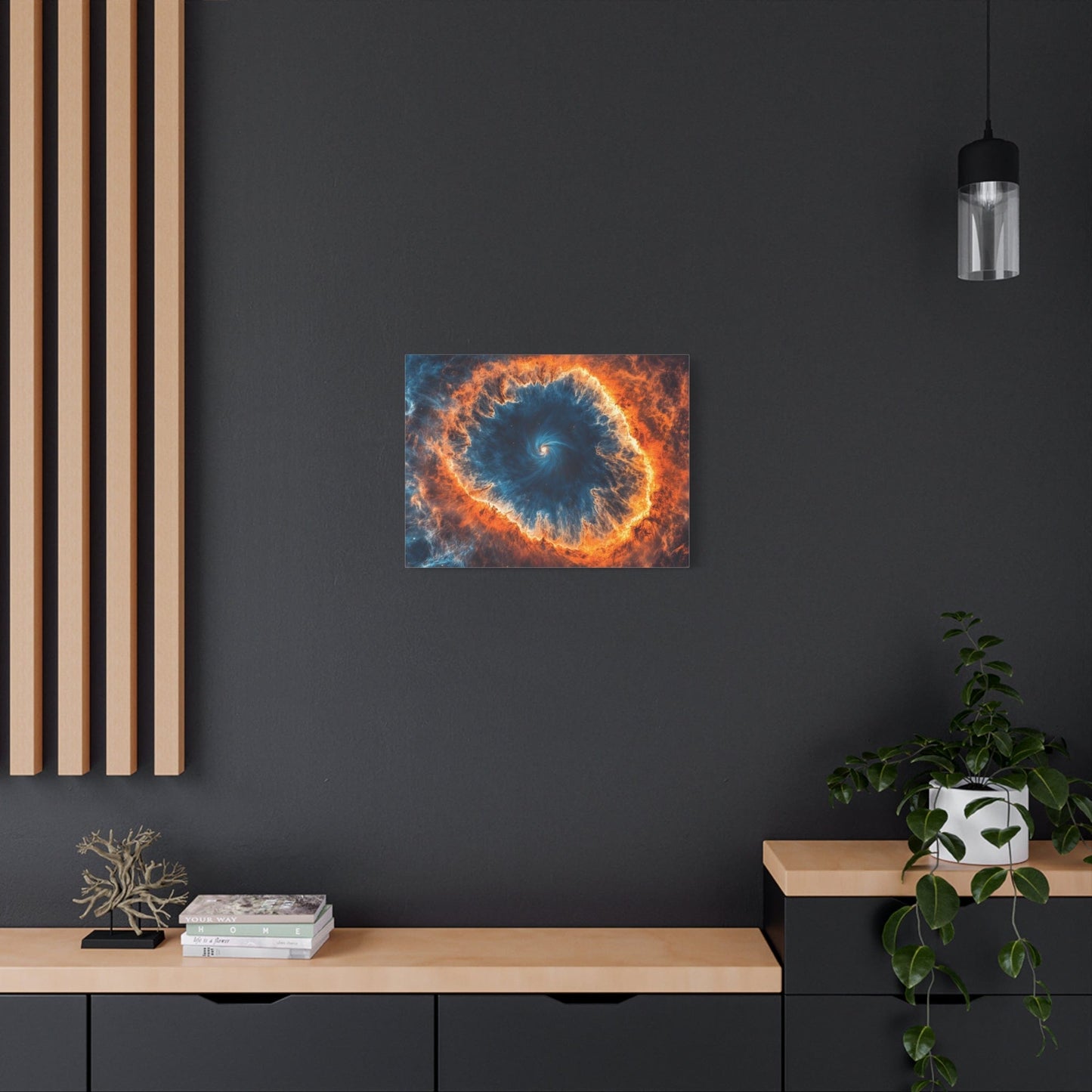 Celestial Canvas Wall Art, Stretched Galaxy Print, Home Decor, Cosmic Artwork, Astronomical Gift for Space Lovers