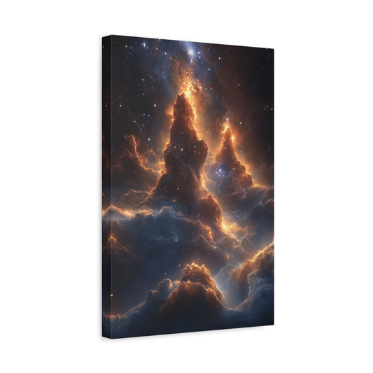Cosmic Canvas Print, Galaxy Wall Art, Space Decor, Nebula Artwork, Science Fiction Home Decor, Planetary Interior Design