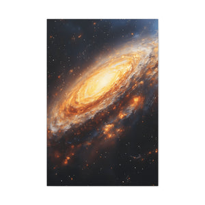 Galaxy Art Canvas Print, Cosmic Wall Decor, Space Lover Gift, Astronaut Home Decoration, Astrology Art
