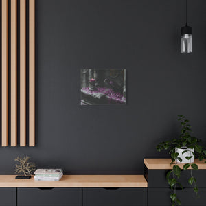Gothic raven canvas wall art with dark aesthetic and moody design for alternative home decor