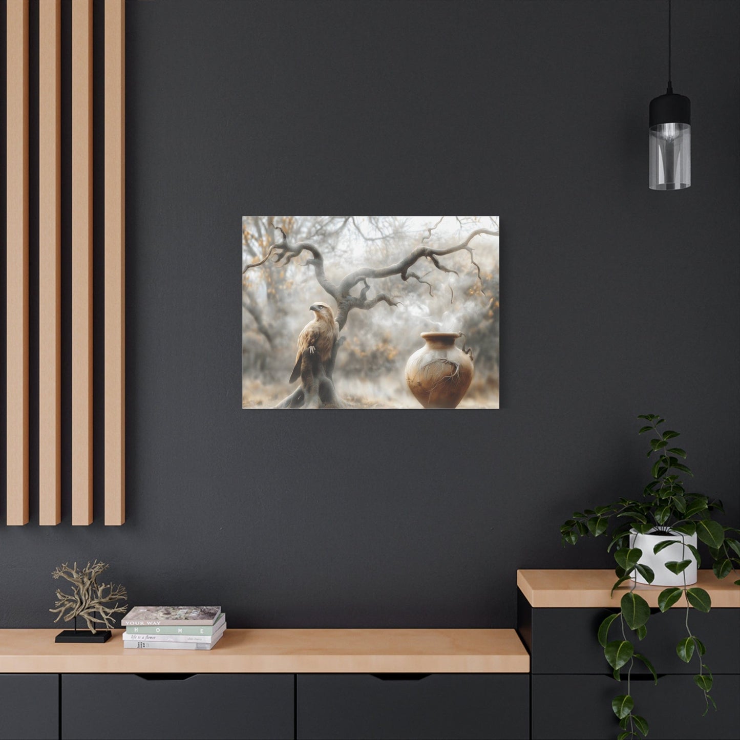 Nature-Inspired Matte Canvas Print, Wall Art, Bohemian Home Decor, Gift for Bird Lovers, Rustic Wall Decor, Wildlife Artwork