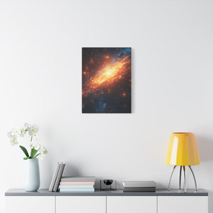 Cosmic Wall Art Canvas Print, Galaxy Decor for Home, Astronomy Gift, Space Lover Art