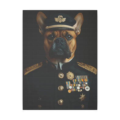 Dog, Bulldog, Military, Military Dress, Army, Air Force, Navy, Marines, Dog Wall Art, Dog Art, Military Wall Art, Military Art