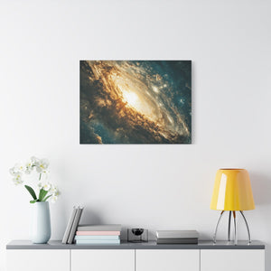 Cosmic Canvas Art Print, Galaxy Wall Decor, Space Home Decor, Cosmic Art, Modern Artwork, Astrophysics Gift, Celestial Print