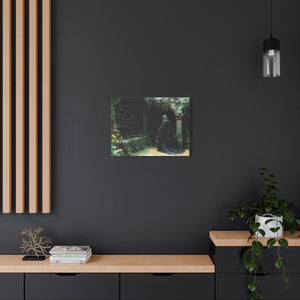 Mystical Canvas Wall Art, Enchanted Decor for Home, Dark Aesthetic Artwork, Gothic Wall Hanging, Unique Gift Idea
