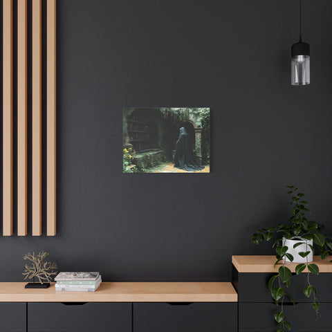 Mystical Canvas Wall Art, Enchanted Decor for Home, Dark Aesthetic Artwork, Gothic Wall Hanging, Unique Gift Idea