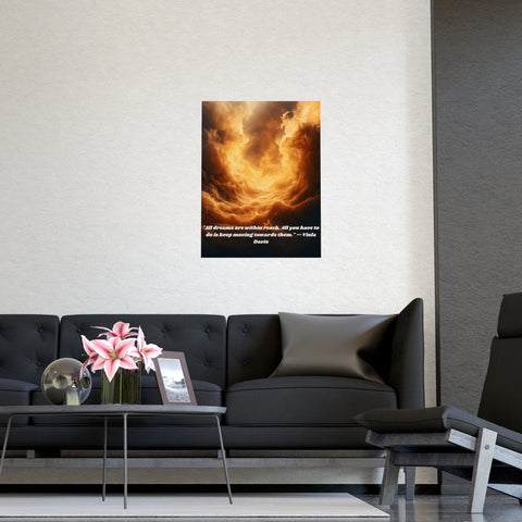 Inspirational AI Art Matte Posters, Vertical & Horizontal Prints, Home Decor, Wall Art, Dorm Room Decor, Office Wall Decor