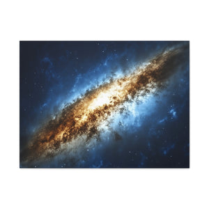 Galactic Canvas Art Print, Space Decor, Nebula Wall Art, Home Office Decor, Astronomical Gift