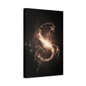 Scorpio Starry Canvas Art | Zodiac Wall Decor, Astrology Gift, Home Decor, Unique Artwork, Birthday Gift