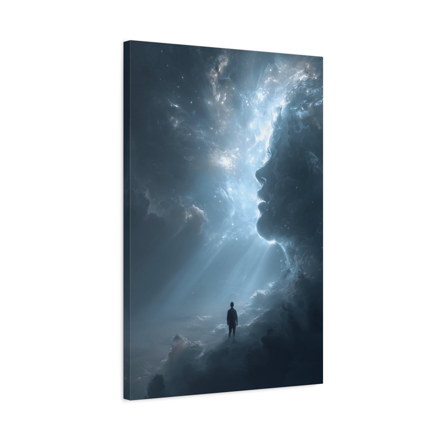 Stretched Canvas Wall Art, Dreamy Surreal Landscape, Home Decor, Gift for Art Lovers, Modern Artwork, Unique Wall Decoration