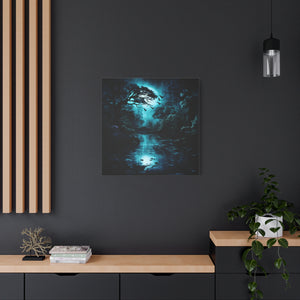 Nature-Inspired Stretched Canvas Art for Home Decor, Serenity Wall Art, Blue Forest Landscape, Perfect Gift for Nature Lovers, [...]