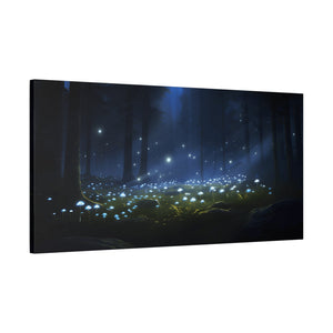 Canvas Wall Art, Enchanted Forest Print, Home Décor, Nature Lover Gift, Magical Atmosphere