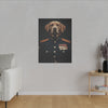 Labrador Retriever Military Wall Art - Patriotic Dog Décor for Army, Air Force, Navy, Marines