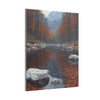 Autumn Décor, Canvas Art, AI Autumn Landscape, Nature Artwork Gift, Modern Wall Hanging, Unique Wall Art