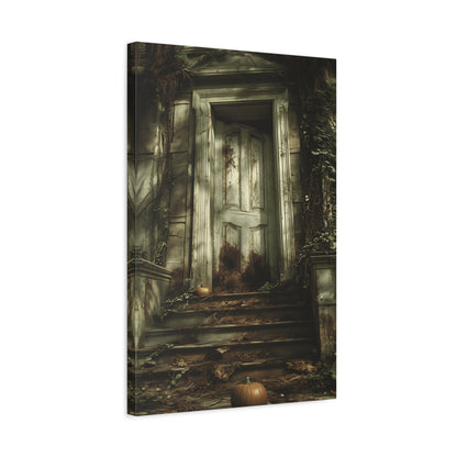 Mystical Doorway Canvas Art Print, Home Decor, Wall Art, Gift for Home, Haunted House Decor, Unique Artwork