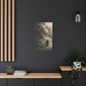 Mystical Wolf Canvas Art, Nature Lover Gift, Wall Decor, Home Aesthetic, Fantasy Art, Animal Lovers, Unique Gift Idea