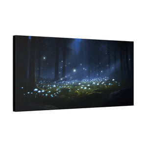 Canvas Wall Art, Enchanted Forest Print, Home Décor, Nature Lover Gift, Magical Atmosphere