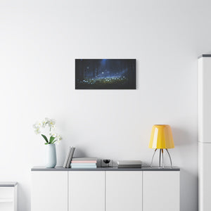 Canvas Wall Art, Enchanted Forest Print, Home Décor, Nature Lover Gift, Magical Atmosphere