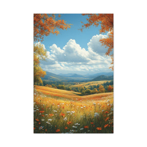 Autumn Landscape Canvas, Home Décor, Gift for Nature Lovers