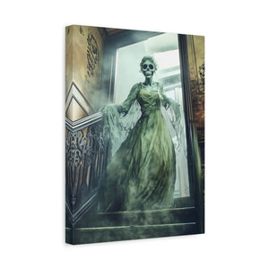 Hauntingly Elegant Canvas Art, Creepy Home Decor, Halloween Wall Art, Spooky Artwork, Gothic Living Room Decoration