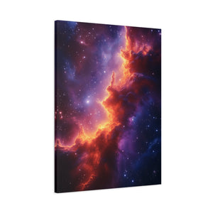 Stretched Canvas Print, Celestial Artwork, Home Decor, Space-Themed Gift, Office Wall Art, Galaxy Canvas