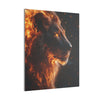 Canvas Art, Leo Astrological Sign, Stretched Canvas Print, AI Art, Matte Finish, Home Décor Wall Art