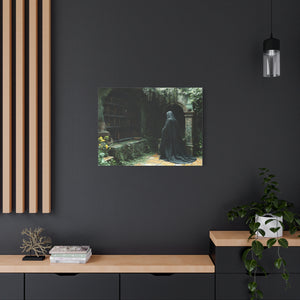 Mystical Canvas Wall Art, Enchanted Decor for Home, Dark Aesthetic Artwork, Gothic Wall Hanging, Unique Gift Idea