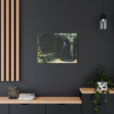 Mystical Canvas Wall Art, Enchanted Decor for Home, Dark Aesthetic Artwork, Gothic Wall Hanging, Unique Gift Idea