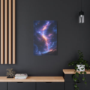 Celestial Canvas Print, Galaxy Wall Art, Home Decor, Starry Night Artwork, Cosmic Print
